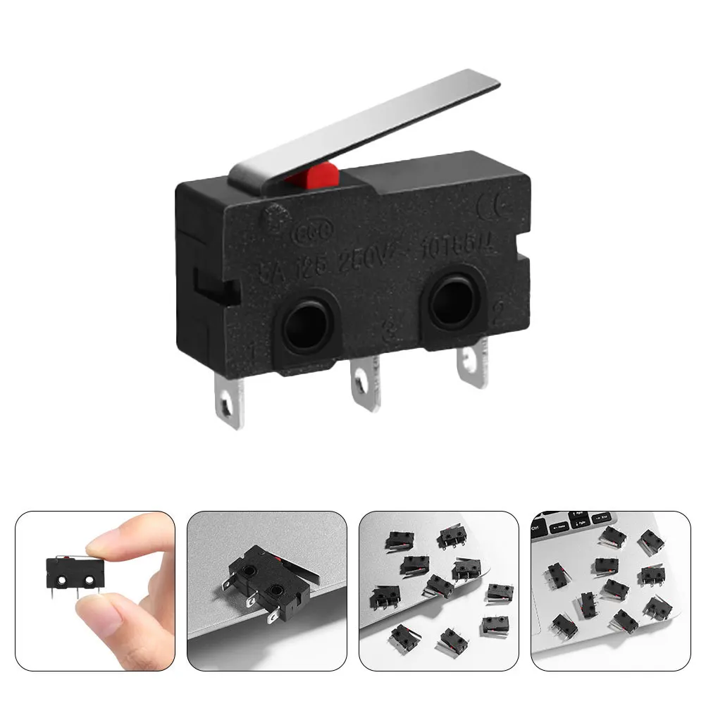 12Pcs Micro Limit Switch Straight Lever Compact Durable Limit Detection Switch for Mechanical Equipment Electronic Use
12Pcs Micro Limit Switch Straight Lever Compact Durable Limit Detection Switch for Mechanical Equipment Electronic Use