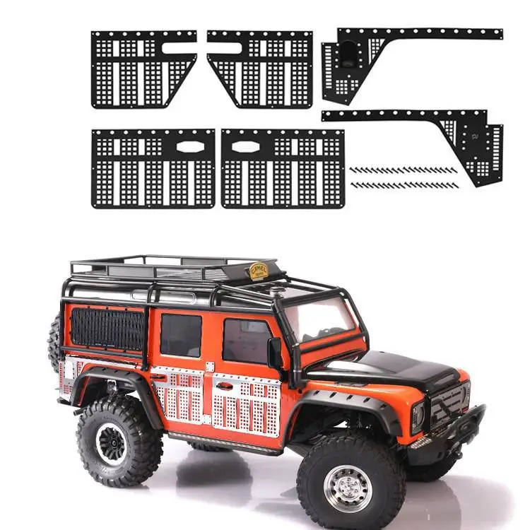For 1/10 climbing car TRX-4 Defender TRX4 82056-4 body armor Door metal decorative sheet Car shell anti-skid plate
For 1/10 climbing car TRX-4 Defender TRX4 82056-4 body armor Door metal decorative sheet Car shell anti-skid plate