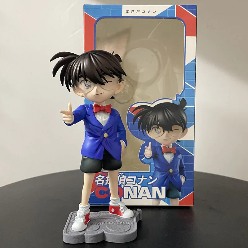 Conan Edogawa Action Figure Anime Conan Figuras Kawaii Doll Model Ornament 14.5cm GK Statue Peripheral Toys Gift for Children
Conan Edogawa Action Figure Anime Conan Figuras Kawaii Doll Model Ornament 14.5cm GK Statue Peripheral Toys Gift for Children