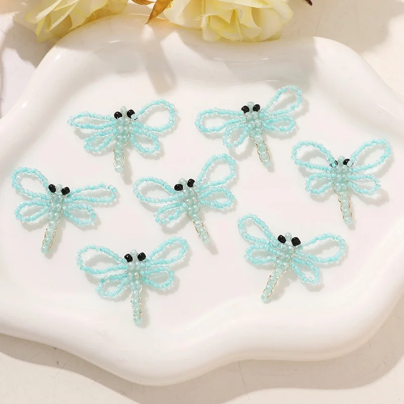 Min order 20pcs/lot color glass beads decoration handmade weave animal cartoon Dragonfly diy jewelry garment hair accessory
Min order 20pcs/lot color glass beads decoration handmade weave animal cartoon Dragonfly diy jewelry garment hair accessory