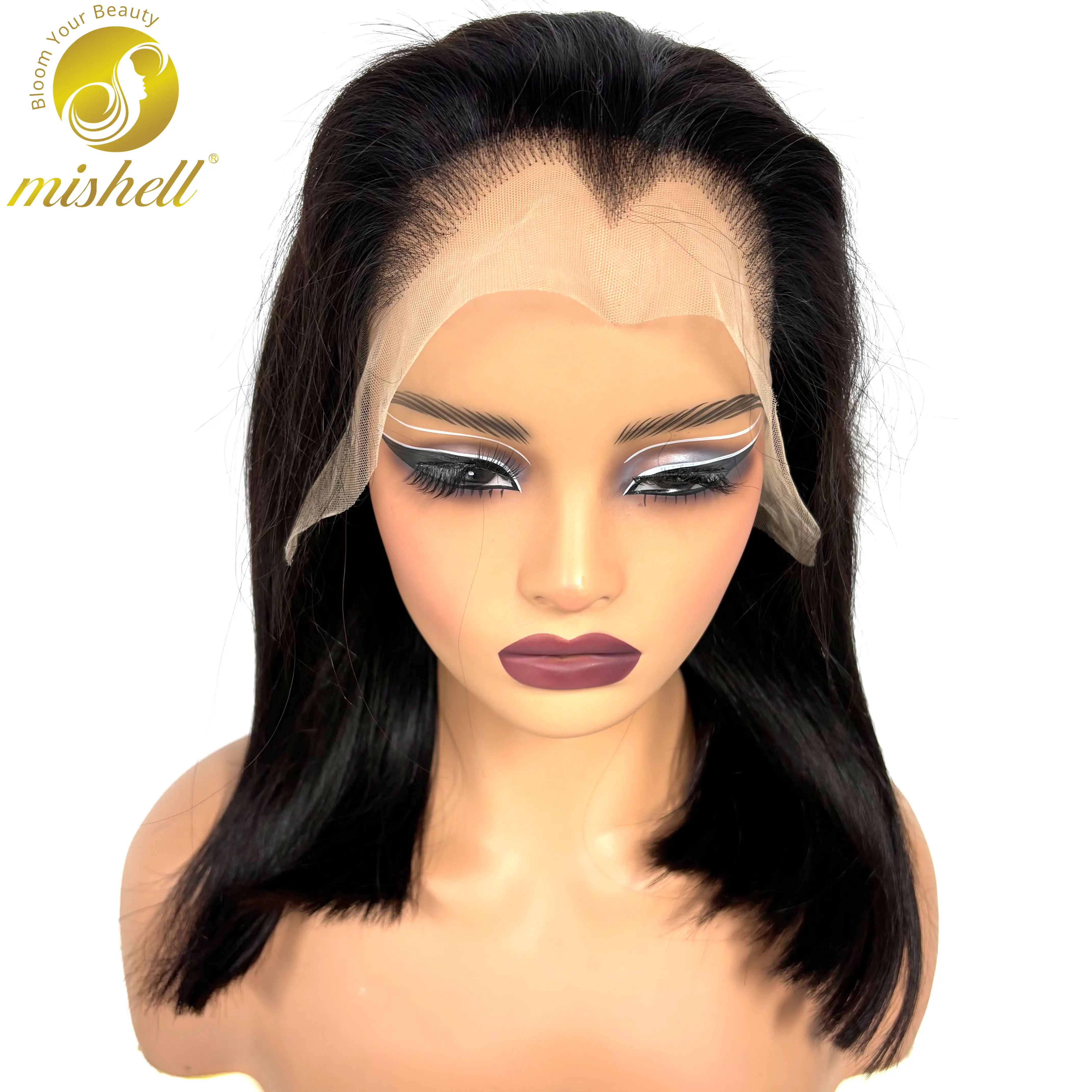 20 22inch 13x4 M-Line Lace Frontal Straight Human Hair Wig Bob Wigs 300% Density Natural PrePlucked Remy Hair Wigs For Women
20 22inch 13x4 M-Line Lace Frontal Straight Human Hair Wig Bob Wigs 300% Density Natural PrePlucked Remy Hair Wigs For Women