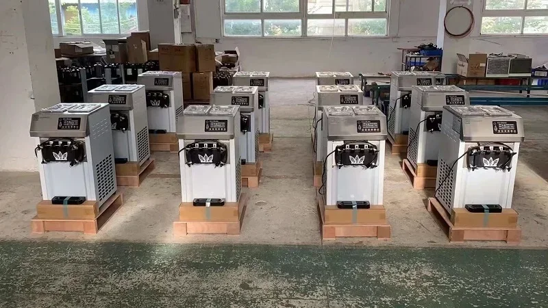 Desktop Three-color Soft Ice Cream Machine Commercial Small Ice Cream Machine Stainless Steel Body With High Quality
Desktop Three-color Soft Ice Cream Machine Commercial Small Ice Cream Machine Stainless Steel Body With High Quality