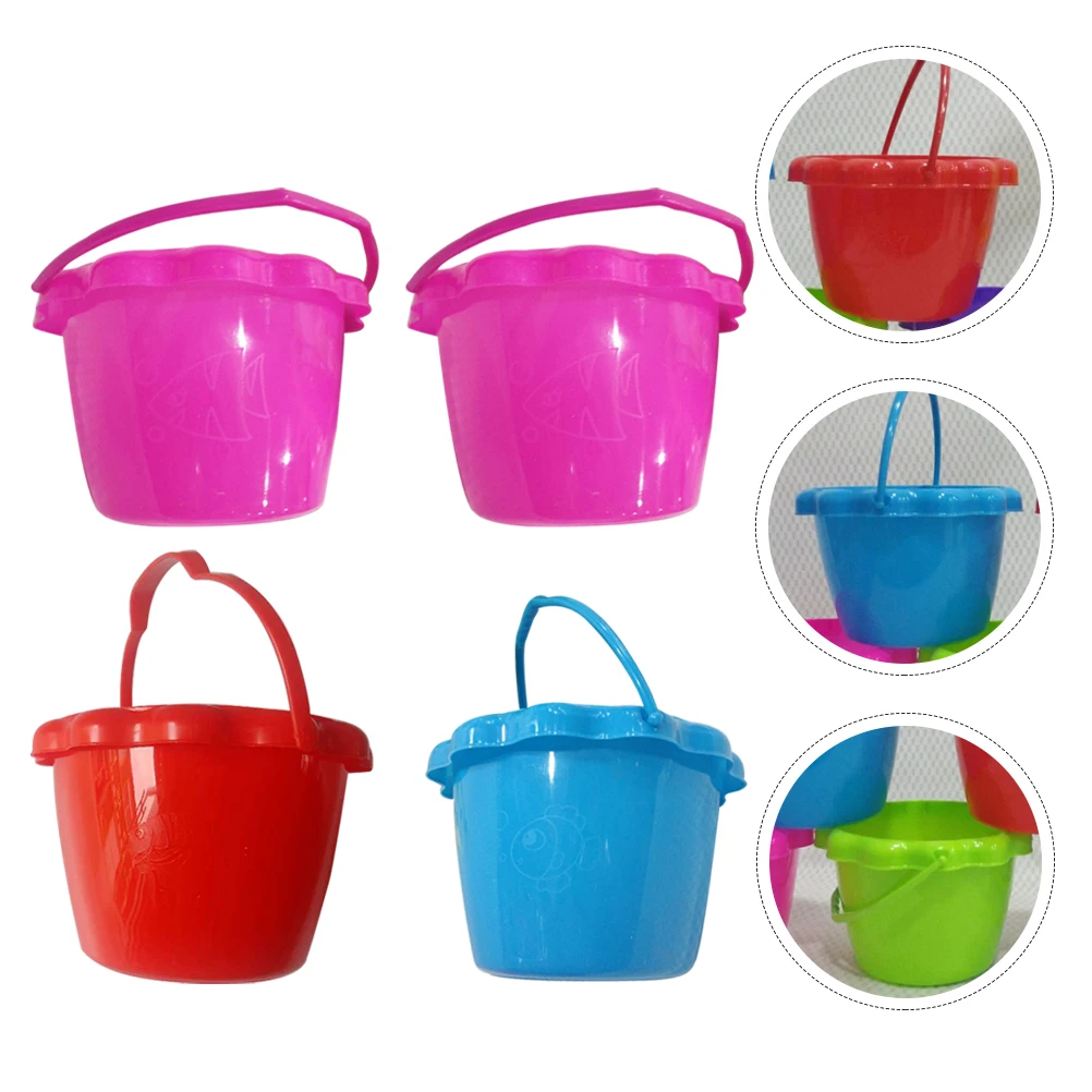 4 Pcs Buckets Plastic Beach Playthings Mini Sand Playing Tool Toy Water Kids Child
4 Pcs Buckets Plastic Beach Playthings Mini Sand Playing Tool Toy Water Kids Child