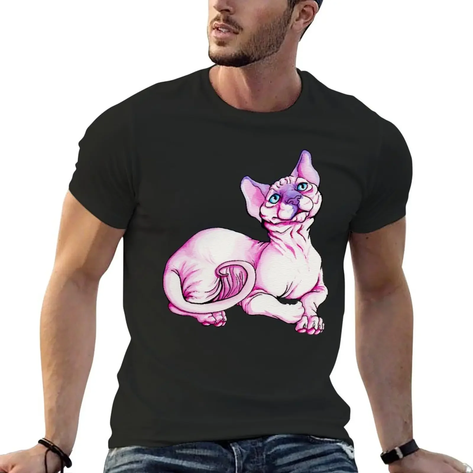 Little pink Sphynx T-Shirt boys animal print anime tshirt T-shirts for men cotton
Little pink Sphynx T-Shirt boys animal print anime tshirt T-shirts for men cotton