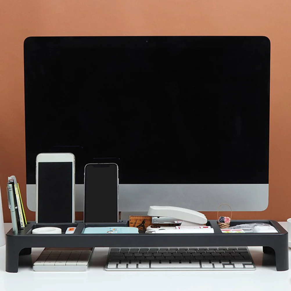 Multifunctional Keyboard Rack Desktop ganizer Desktop Storage Container Simple Design ABS Riser Shelf for Home Office School 
Multifunctional Keyboard Rack Desktop ganizer Desktop Storage Container Simple Design ABS Riser Shelf for Home Office School