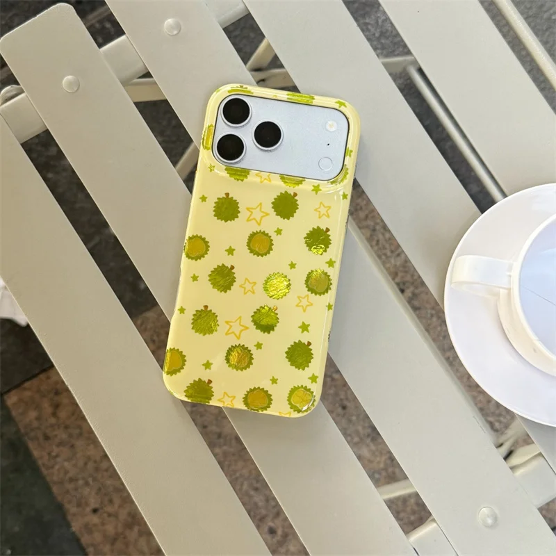 Fashion iPhone case Durian Print Phone Case For IPhone 17 16 15 Pro Max Shockproof Protective Cover Funny Style funda iphone
Fashion iPhone case Durian Print Phone Case For IPhone 17 16 15 Pro Max Shockproof Protective Cover Funny Style funda iphone