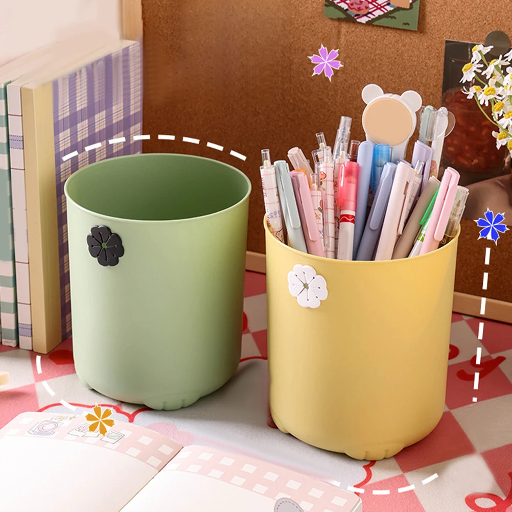 3 Pcs Mini Trash Can 1.8L Yellow White Cartoon Desk Garbage Container Living Room Office Waste Bin Storage 
3 Pcs Mini Trash Can 1.8L Yellow White Cartoon Desk Garbage Container Living Room Office Waste Bin Storage