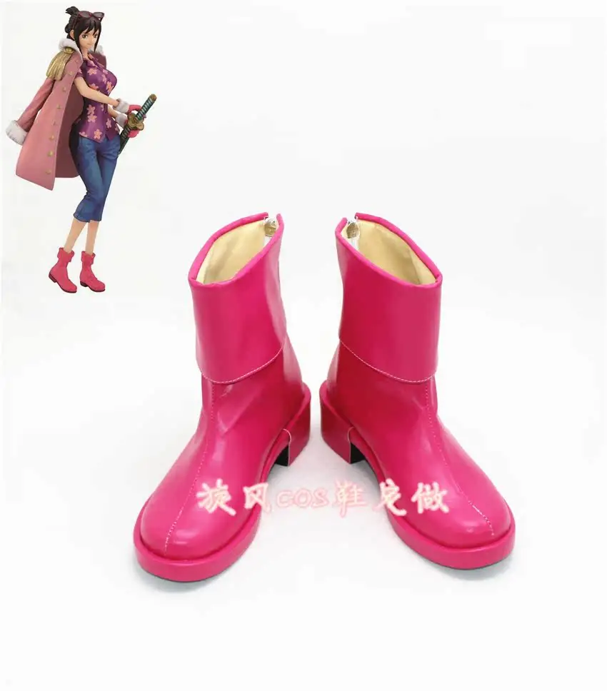 Anime Tashigi ONEPIECE Cosplay Costume Shoes Pink Handmade Faux Leather Boots Halloween Carnival Boots
Anime Tashigi ONEPIECE Cosplay Costume Shoes Pink Handmade Faux Leather Boots Halloween Carnival Boots