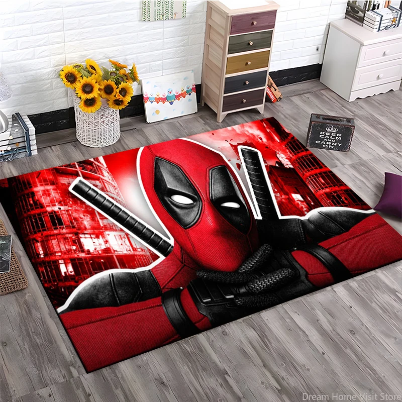 Avengers-Deadpool Marvel Printed Large Area Rugs 3D Carpets for Living Room Kids Bedroom Sofa Doormat Decor Non-slip Floor Mats
Avengers-Deadpool Marvel Printed Large Area Rugs 3D Carpets for Living Room Kids Bedroom Sofa Doormat Decor Non-slip Floor Mats