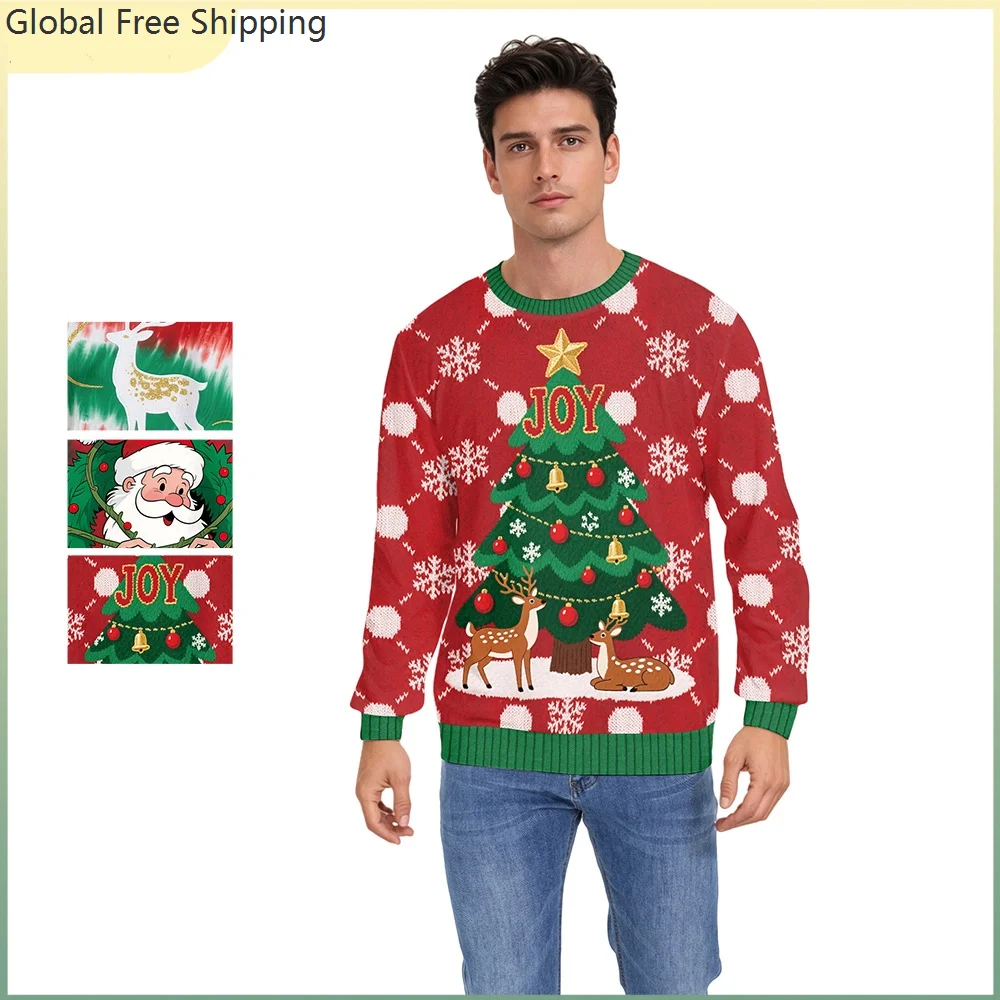 Men's Women's Christmas Sweater 3d Christmas Snowflake Bell Santa Claus Print Holiday Party Sweater Sweatshirt Sweatshirt 2025
Men's Women's Christmas Sweater 3d Christmas Snowflake Bell Santa Claus Print Holiday Party Sweater Sweatshirt Sweatshirt 2025