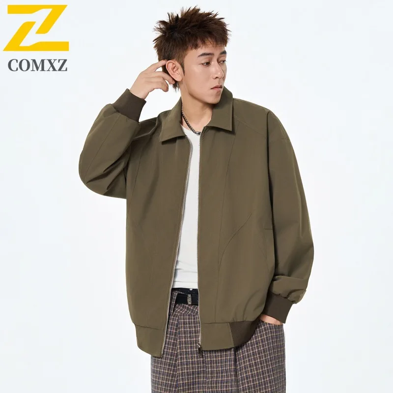 COMXZ Mens Jacket Turndown Collar Outdoor Take A Walk Wear Resistant Korean Style Trendy Windproof Autumn Motorcycle Jacket
COMXZ Mens Jacket Turndown Collar Outdoor Take A Walk Wear Resistant Korean Style Trendy Windproof Autumn Motorcycle Jacket
