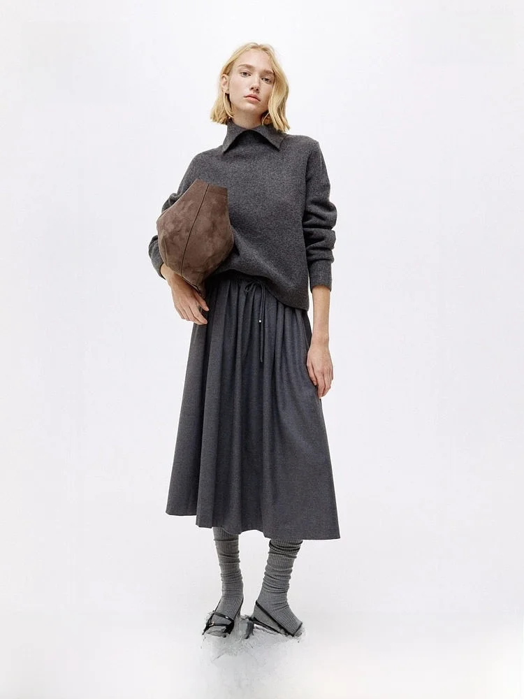 Red Woolen Knitted Sweater Base Layer Top Faionable Casual Sle Inner Wear Spring Season H&M Women's Faion 3034
Red Woolen Knitted Sweater Base Layer Top Faionable Casual Sle Inner Wear Spring Season H&M Women's Faion 3034