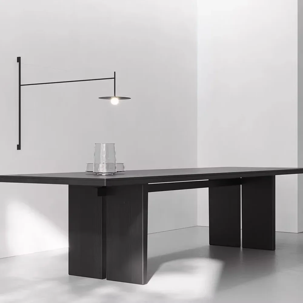 d2 Nordic solid wood conference table black negotiation table computer table log desk long wabi sandy wind desk
d2 Nordic solid wood conference table black negotiation table computer table log desk long wabi sandy wind desk