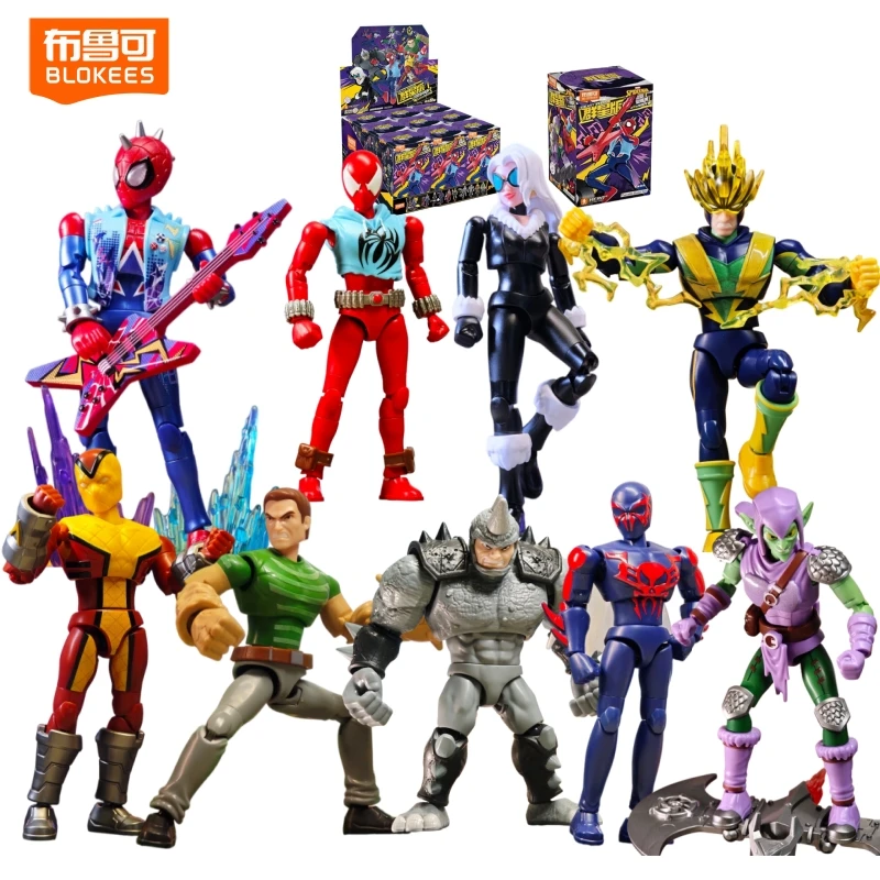 HOT BLOKEES Marvel Comics Building Blocks Star Edition 6 Spider-Man Scarlet Spider Shocker Splicing Toy Model Collection Gift
HOT BLOKEES Marvel Comics Building Blocks Star Edition 6 Spider-Man Scarlet Spider Shocker Splicing Toy Model Collection Gift