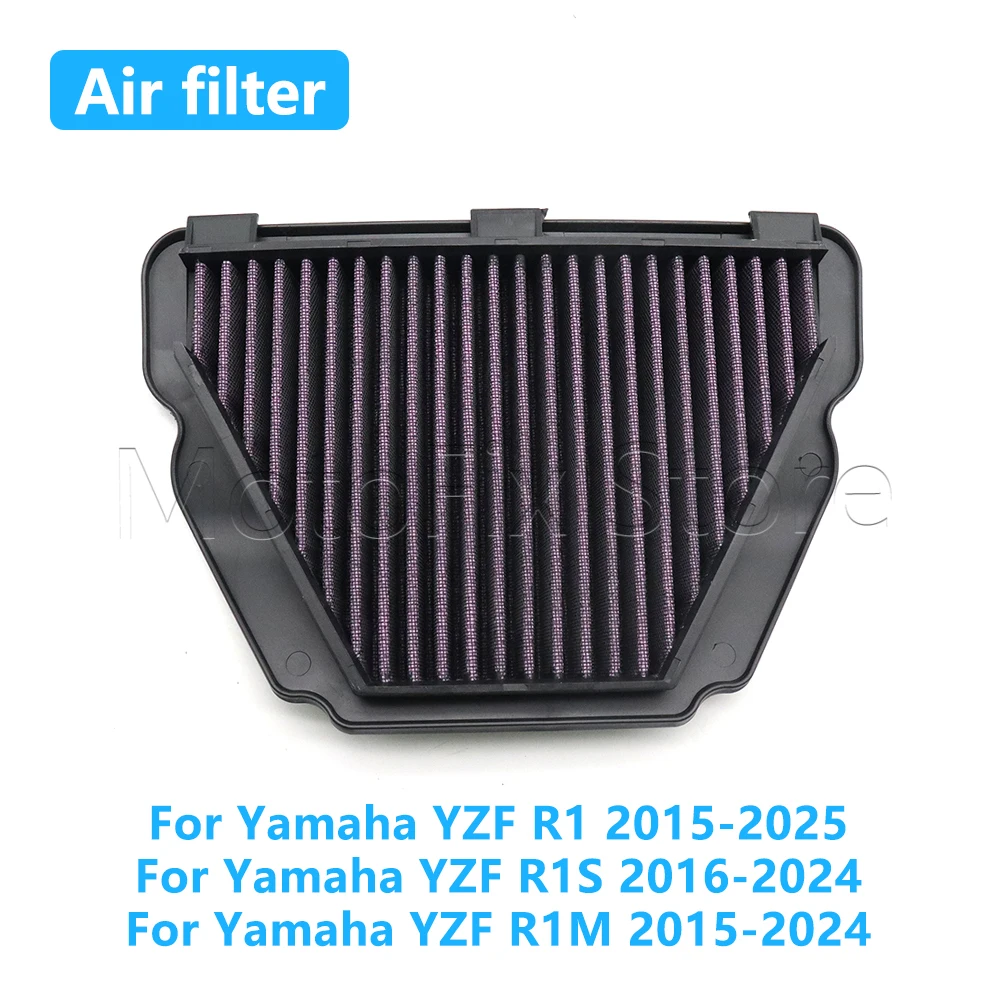 Motorcycle Accessories High Flow Air Filter Intake Cleaner YZF R1 R1S R1M MT10 FZ10 YZF-R1 YZF-R1S YZF-R1M MT-10 FZ-10 2015-2025
Motorcycle Accessories High Flow Air Filter Intake Cleaner YZF R1 R1S R1M MT10 FZ10 YZF-R1 YZF-R1S YZF-R1M MT-10 FZ-10 2015-2025