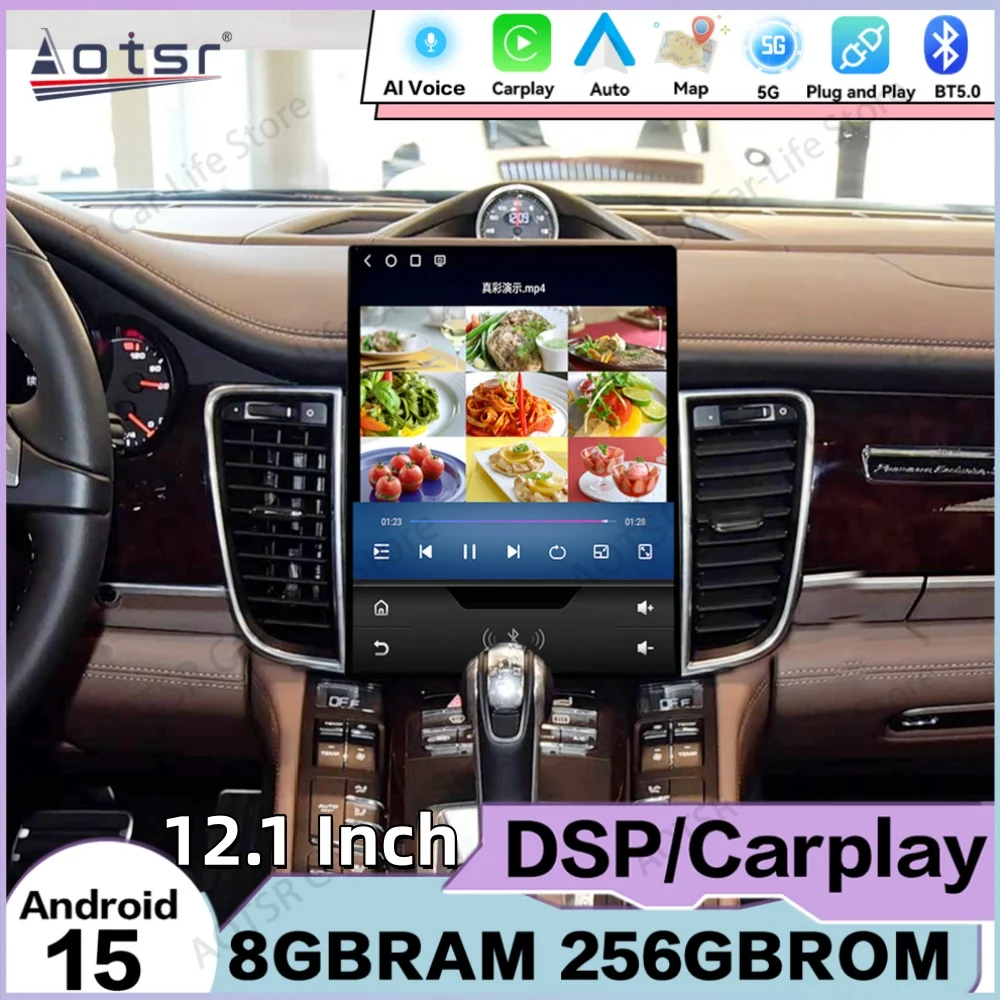 For Porsche Panamera 2010~2016 12.1 Inch Android Auto Carplay Multimedia Radio GPS Navigation Audio Car Stereo player Head Unit
For Porsche Panamera 2010~2016 12.1 Inch Android Auto Carplay Multimedia Radio GPS Navigation Audio Car Stereo player Head Unit