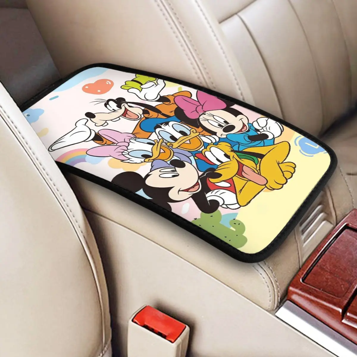 Mickeys Mouse Minnies Universal Armrest Cover Pad for Car Center Console Cushion Pad Car Decor Accessories Fit for Most Cars
Mickeys Mouse Minnies Universal Armrest Cover Pad for Car Center Console Cushion Pad Car Decor Accessories Fit for Most Cars