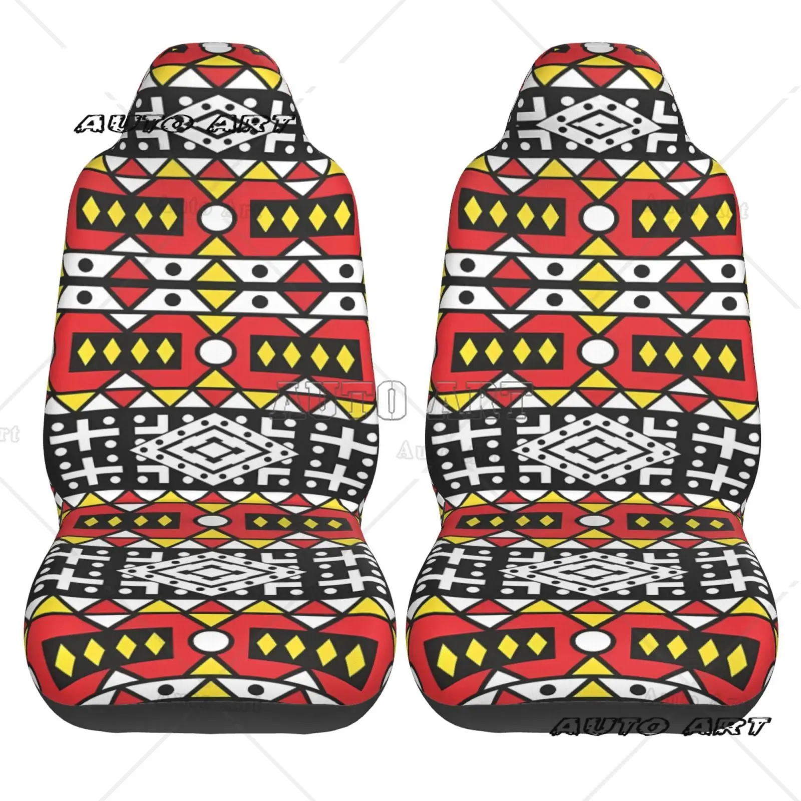 African Ethnic Geometric Colorful Pattern Universal Car Seat Covers Fit Any Car Truck Van SUV Auto Seat Cover Protector 2 Pieces
African Ethnic Geometric Colorful Pattern Universal Car Seat Covers Fit Any Car Truck Van SUV Auto Seat Cover Protector 2 Pieces