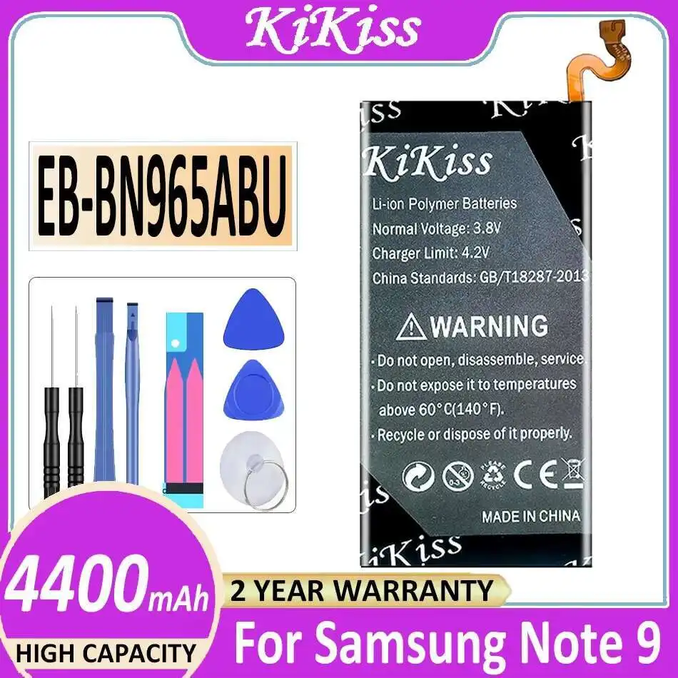Прочный аккумулятор мобильного телефона 4400 мАч EB-BN965ABU для Samsung Galaxy Note 9 Note 9 N9600 SM-N9600 SM-N960F
Прочный аккумулятор мобильного телефона 4400 мАч EB-BN965ABU для Samsung Galaxy Note 9 Note 9 N9600 SM-N9600 SM-N960F