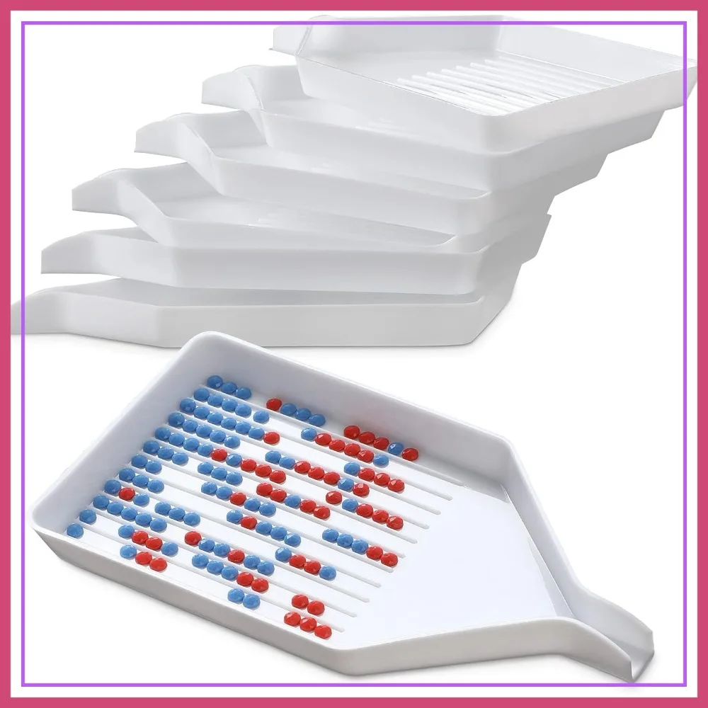 6PCS Plastic Diamond Art Painting Bead Sorting Trays 3.8x2.2 Inches for DIY Crafts Accessories
6PCS Plastic Diamond Art Painting Bead Sorting Trays 3.8x2.2 Inches for DIY Crafts Accessories