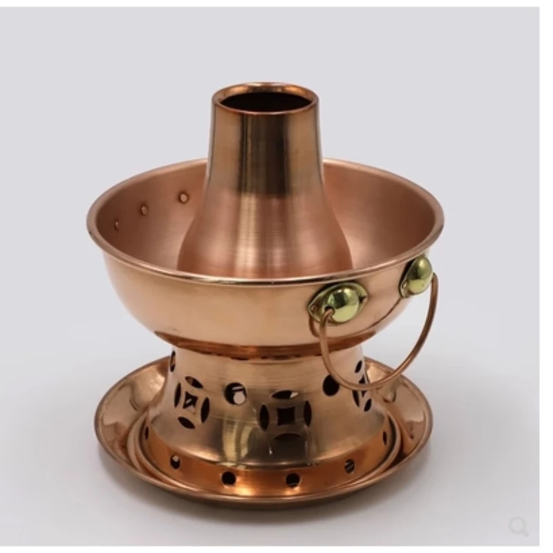 Alcohol copper hot pot large charcoal small hot pot household single hot pot shabu mutton
Alcohol copper hot pot large charcoal small hot pot household single hot pot shabu mutton
