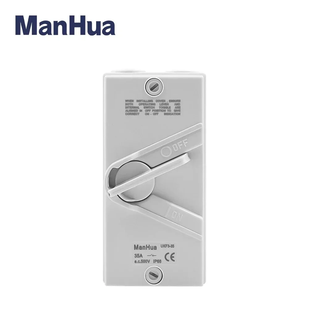 ManHua UKF1-4 20A 35A 63A 500V IP66 промышленный наружный всепогодный изоляционный переключатель с тройной защитой от столкновений
ManHua UKF1-4 20A 35A 63A 500V IP66 промышленный наружный всепогодный изоляционный переключатель с тройной защитой от столкновений