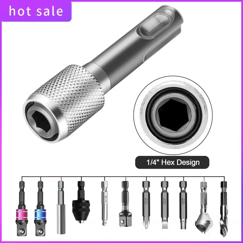 5PCS SDS-Plus Drill Chuck Adapter, SDS Plus Bit Adapter To 1/4 Inch 6.35Mm Hex Socket Steel Drill Holder, Drill Bit, Easy To Use
5PCS SDS-Plus Drill Chuck Adapter, SDS Plus Bit Adapter To 1/4 Inch 6.35Mm Hex Socket Steel Drill Holder, Drill Bit, Easy To Use