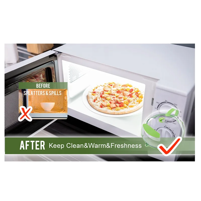 2025 Trend2pcs Microwave Cover For Food,10Inch Upgraded Transparent Microwave Splatter Cover With Heat-Resistant Handle Durable
2025 Trend2pcs Microwave Cover For Food,10Inch Upgraded Transparent Microwave Splatter Cover With Heat-Resistant Handle Durable