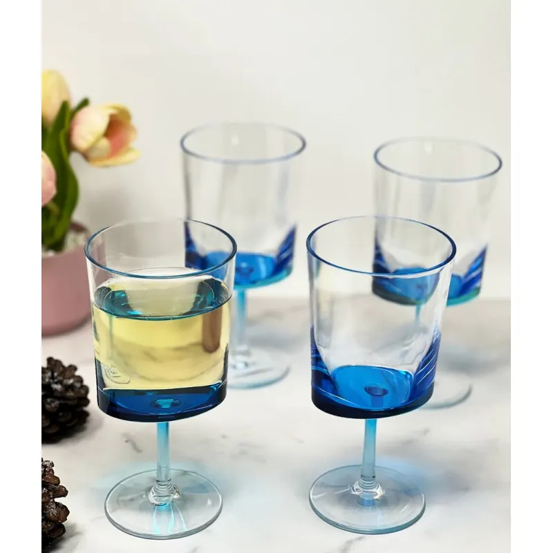 Oval Halo Plastic Wine Glasses Set of 4 (12oz), BPA Free Acrylic Wine Glass Set, Unbreakable Red Wine Glasses, White Wine Glasses
Oval Halo Plastic Wine Glasses Set of 4 (12oz), BPA Free Acrylic Wine Glass Set, Unbreakable Red Wine Glasses, White Wine Glasses