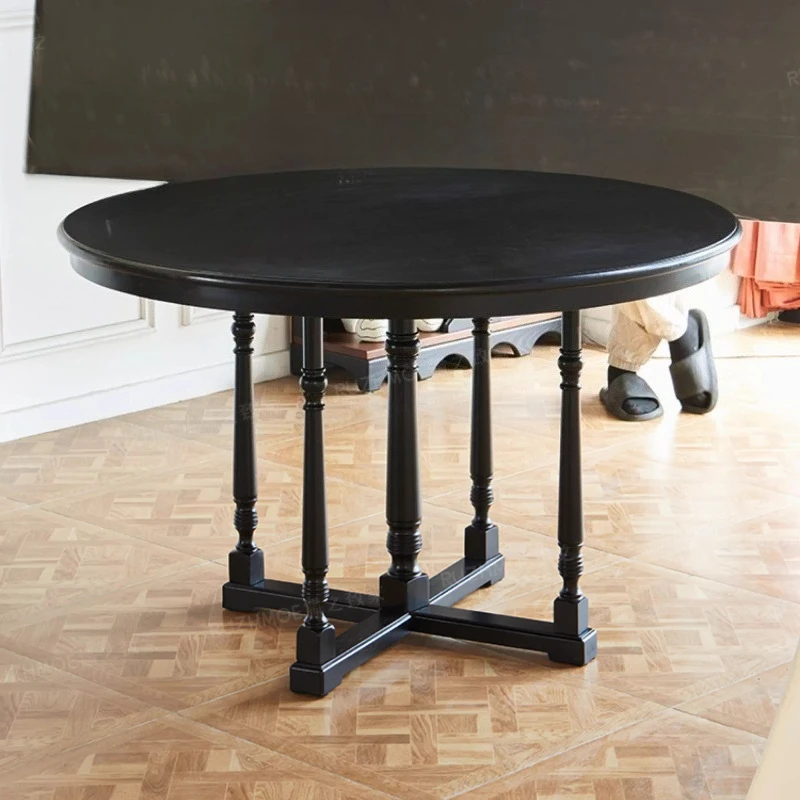 Французский круглый обеденный стол, винтажный американский деревенский популярный обеденный стол, гладкая прочная мебель для дома Mesa De Comedor XY40CZ
Французский круглый обеденный стол, винтажный американский деревенский популярный обеденный стол, гладкая прочная мебель для дома Mesa De Comedor XY40CZ