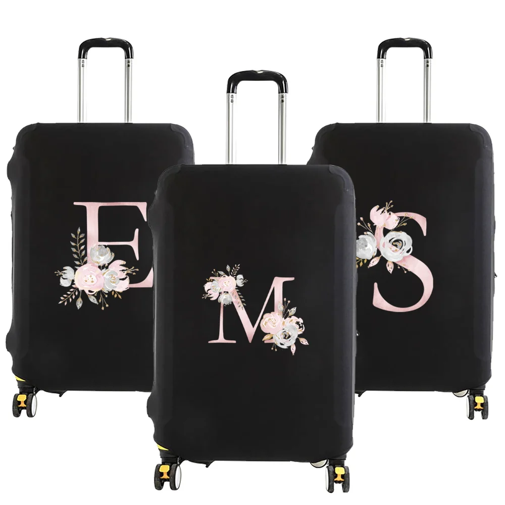 Travel Essentials Luggage Protective Cover New Pink Flower Letter Print 18-32 Inches Traveling Accessories Elastic Suitcase Case
Travel Essentials Luggage Protective Cover New Pink Flower Letter Print 18-32 Inches Traveling Accessories Elastic Suitcase Case
