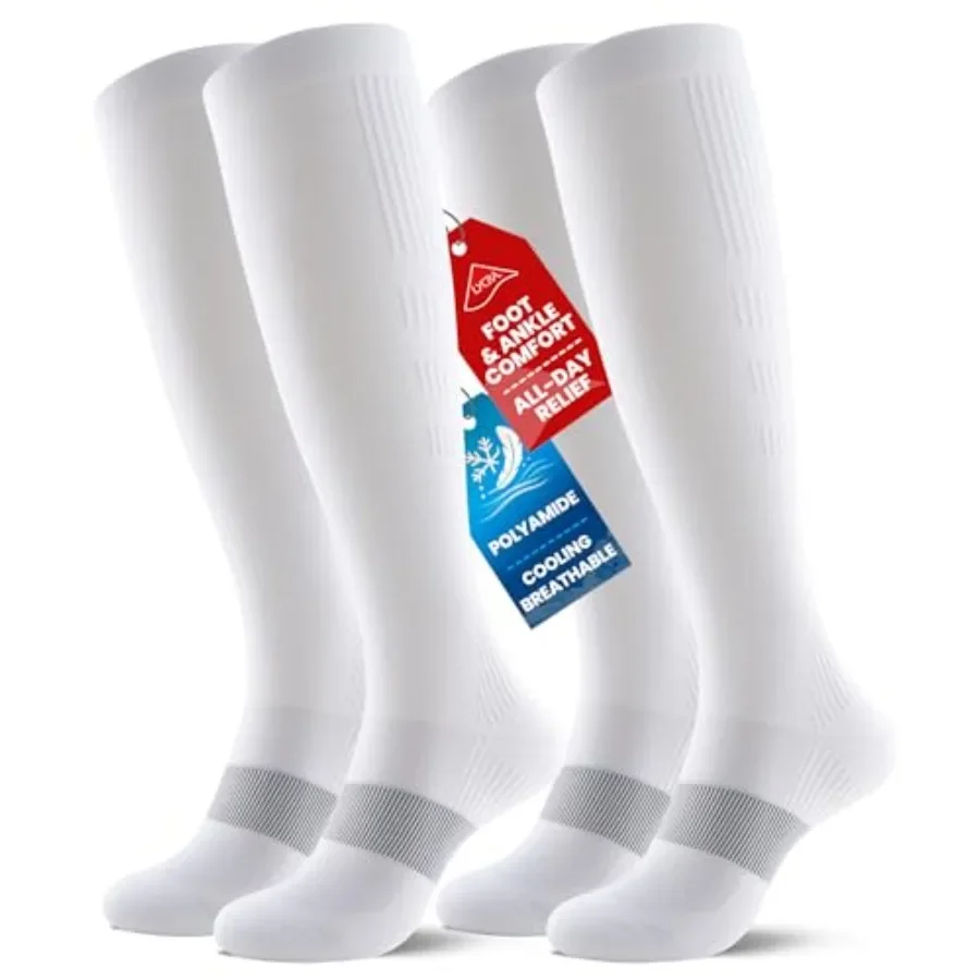 PULIOU Cooling Compression Socks for Women Men, 20-30 mmHg Circulation Knee High for Travel, Flying, Running, 2 Pairs
PULIOU Cooling Compression Socks for Women Men, 20-30 mmHg Circulation Knee High for Travel, Flying, Running, 2 Pairs