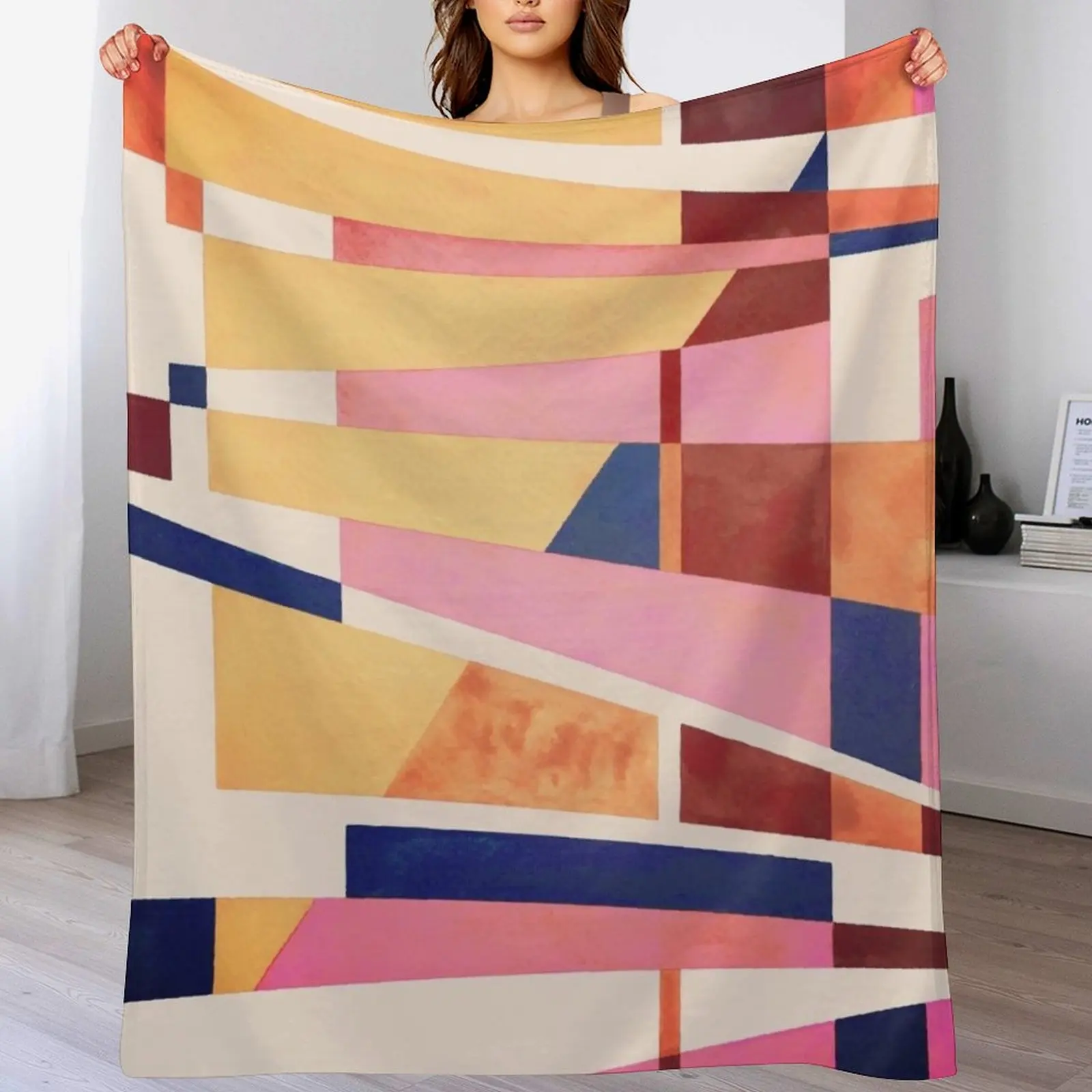 Abstract painting Throw Blanket Travel Size Cozy Blanket for Plane Train
Abstract painting Throw Blanket Travel Size Cozy Blanket for Plane Train