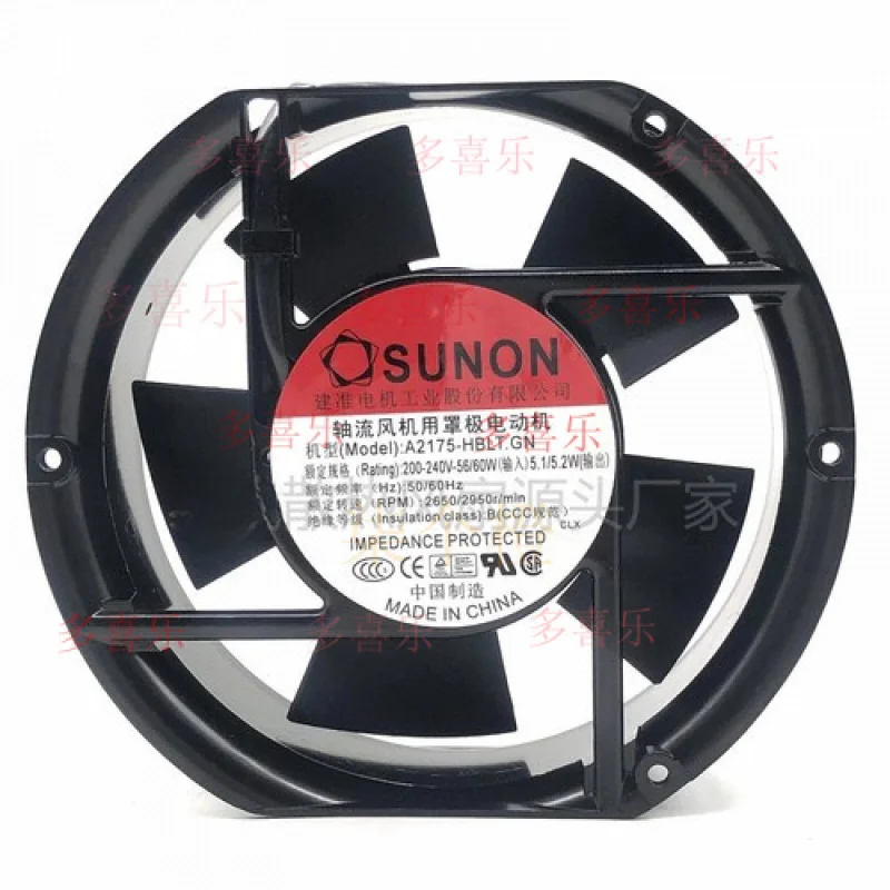 WW ДЛЯ SUNON A2175-HBLT.GN 200-240 В 17251 Осевой охлаждающий вентилятор
WW ДЛЯ SUNON A2175-HBLT.GN 200-240 В 17251 Осевой охлаждающий вентилятор