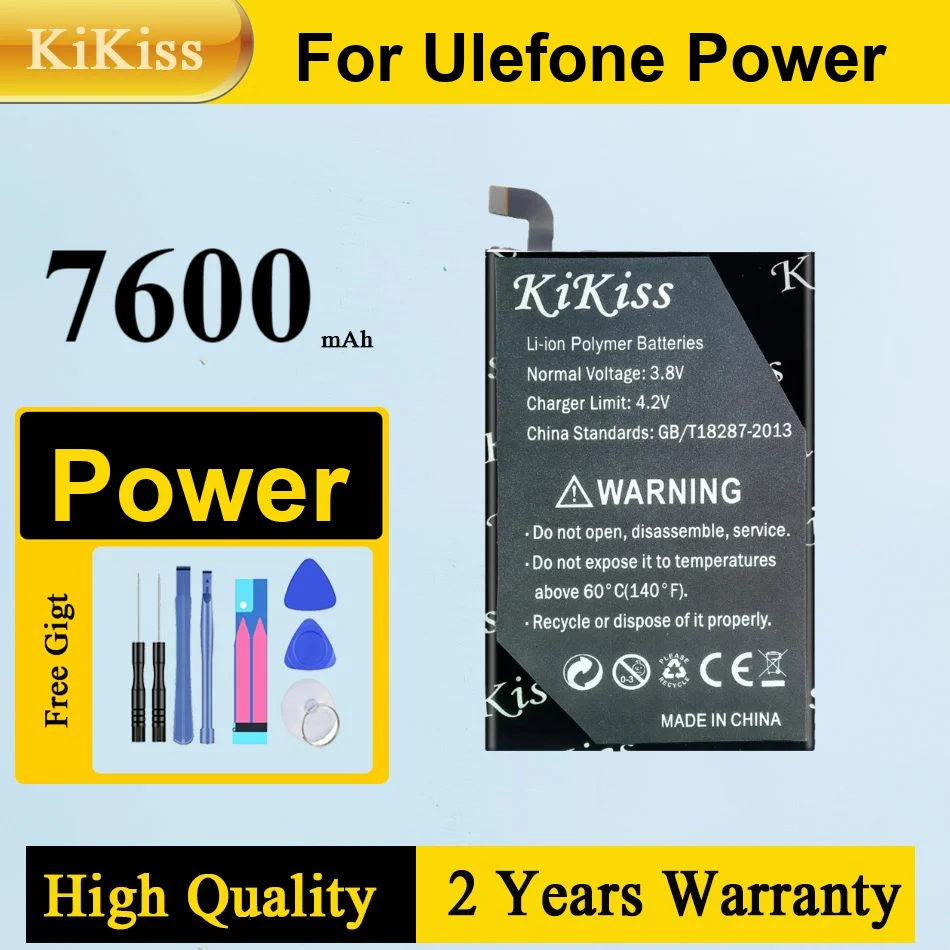 7600Mah Kikiss Battery Power For Ulefone
7600Mah Kikiss Battery Power For Ulefone