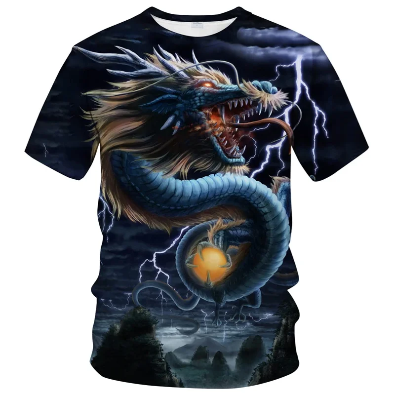 Chinese Dragon Pattern 3D Harajuku Print Summer Men's Short Sleeve Crew Neck Fashion Cool Street Hip Hop Oversized Loose Top New
Chinese Dragon Pattern 3D Harajuku Print Summer Men's Short Sleeve Crew Neck Fashion Cool Street Hip Hop Oversized Loose Top New