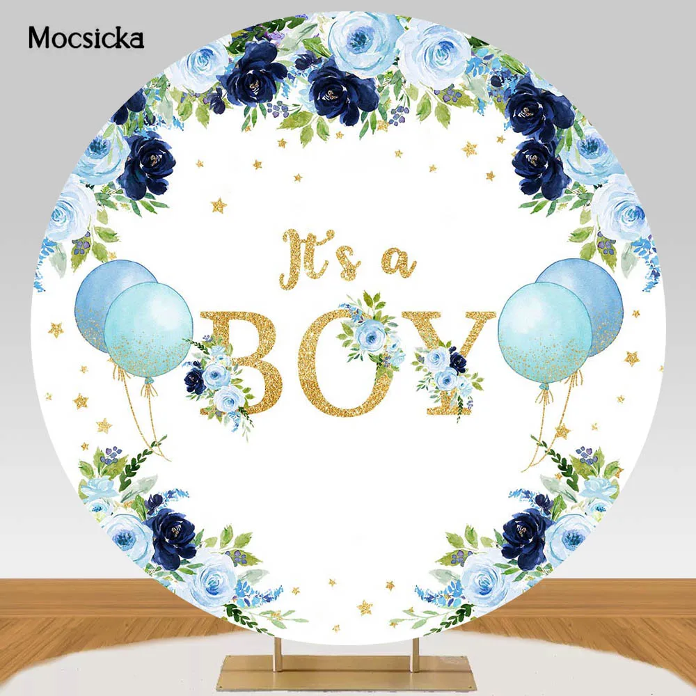 Mocsicka It's a Boy Baby Shower фон круглый декор для вечерние НКИ Дети День рождения Синий воздушный шар цветок фото фон круглый чехол реквизит
Mocsicka It's a Boy Baby Shower фон круглый декор для вечерние НКИ Дети День рождения Синий воздушный шар цветок фото фон круглый чехол реквизит