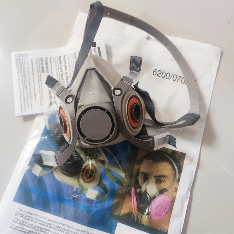 English Version 6200 Gas Mask for Spray Paint Decoration Chemical Dust Mask Body Protect Toxic Steam Filter Respirator Half Mask
English Version 6200 Gas Mask for Spray Paint Decoration Chemical Dust Mask Body Protect Toxic Steam Filter Respirator Half Mask