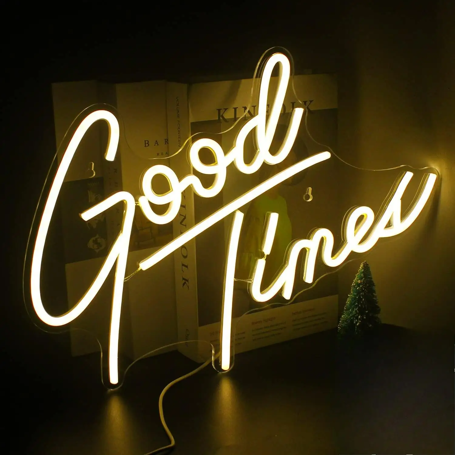 Good Times Neon Sign USB Dimmable LED Lights For Wedding Banquet Birthday Celebration Home Party Backdrop Wall Decoration
Good Times Neon Sign USB Dimmable LED Lights For Wedding Banquet Birthday Celebration Home Party Backdrop Wall Decoration