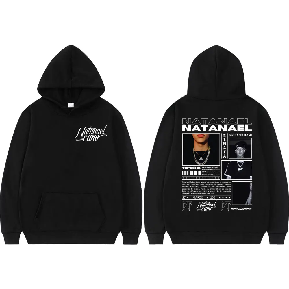 Singer Natanael Cano Merch Hoodie Men's Women's Vintage Fashion Sweatshirts High Quality Fleece Oversized Pullovers Streetwear
Singer Natanael Cano Merch Hoodie Men's Women's Vintage Fashion Sweatshirts High Quality Fleece Oversized Pullovers Streetwear
