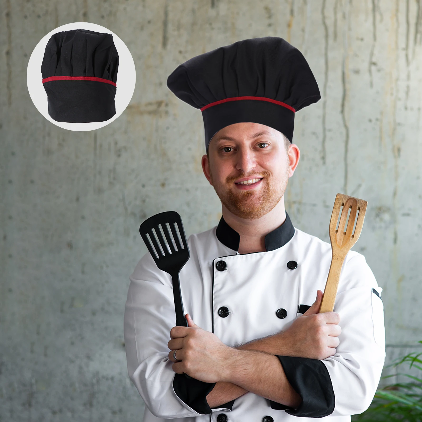 Chef Hat Kitchen Work Uniform for Restaurant Cooking Red Color Durable Comfortable Wear Resistance Fabric Classic Shape Design
Chef Hat Kitchen Work Uniform for Restaurant Cooking Red Color Durable Comfortable Wear Resistance Fabric Classic Shape Design