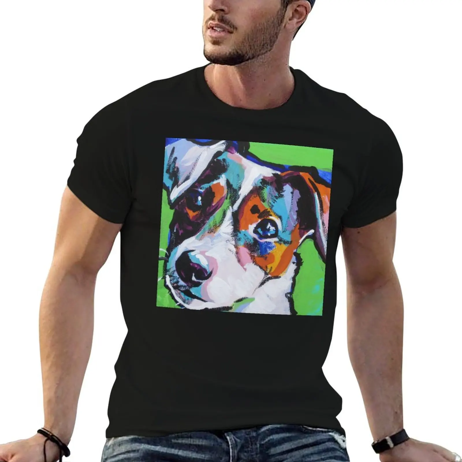 Jack Russell Terrier Dog Art T-Shirt funny t shirts cotton cotton tshirt 100% T-Shirt
Jack Russell Terrier Dog Art T-Shirt funny t shirts cotton cotton tshirt 100% T-Shirt