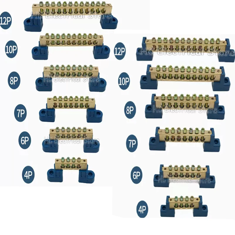 1PcsRail Terminal Block High Bridge Type Ground Bar 08*12 4/6/8/10/12 Holes Electrical Connector Distribution Box Neutral Termin
1PcsRail Terminal Block High Bridge Type Ground Bar 08*12 4/6/8/10/12 Holes Electrical Connector Distribution Box Neutral Termin