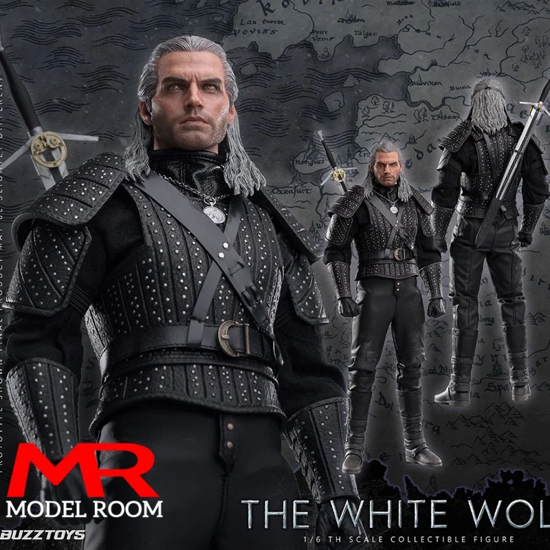 BUZZTOYS BUZ001 1/6 White Wolf Geralt Action Figure Model 12'' Male Soldier Figurine Model Full Set Toys for Collection 
BUZZTOYS BUZ001 1/6 White Wolf Geralt Action Figure Model 12'' Male Soldier Figurine Model Full Set Toys for Collection