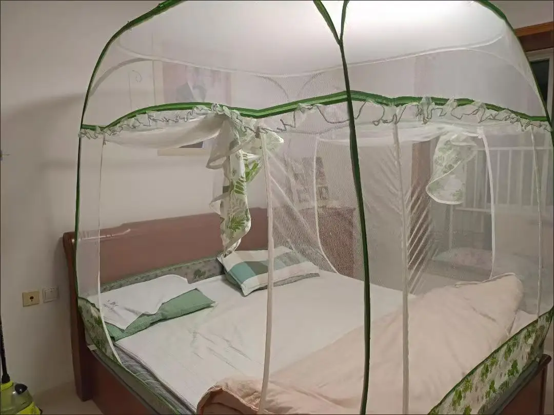 Small Fresh Printed Pattern Large Space Mosquito Net Summer New Breathable Mosquito Net Home Bedroom Double Bed Mosquito Net
Small Fresh Printed Pattern Large Space Mosquito Net Summer New Breathable Mosquito Net Home Bedroom Double Bed Mosquito Net