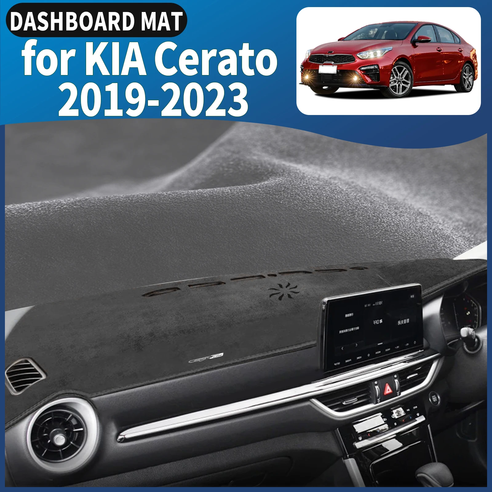 fit for KIA Cerato 2019 2020 2021 2022 2023 Dashmat Dashboard Cover Pad DashMat Sunshade Car Accessories Protective Carpet
fit for KIA Cerato 2019 2020 2021 2022 2023 Dashmat Dashboard Cover Pad DashMat Sunshade Car Accessories Protective Carpet