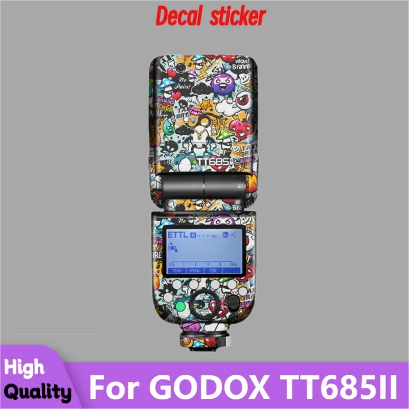 For GODOX TT685II Camera Flash Sticker Protective Skin Decal Vinyl Wrap Film Anti-Scratch Protector Coat TTL685 II
For GODOX TT685II Camera Flash Sticker Protective Skin Decal Vinyl Wrap Film Anti-Scratch Protector Coat TTL685 II