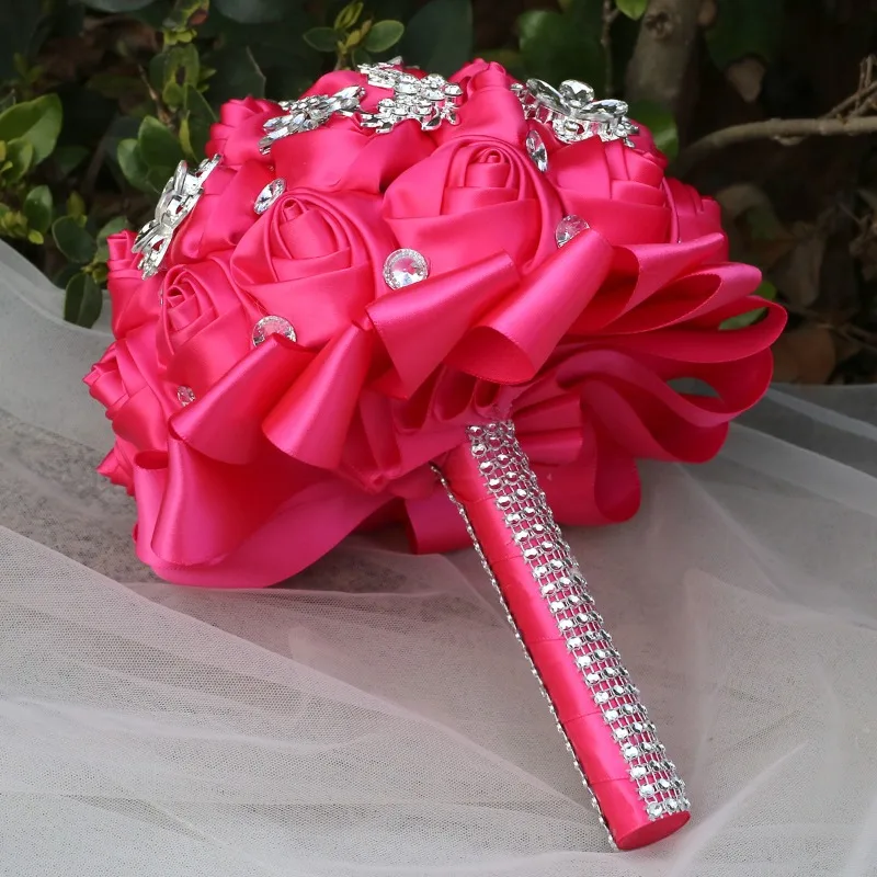 Amazon Cross-border Supply Water Simulation Satin Rose Bouquet Silver Diamond Bridal Bouquet Wedding Supplies W317B
Amazon Cross-border Supply Water Simulation Satin Rose Bouquet Silver Diamond Bridal Bouquet Wedding Supplies W317B