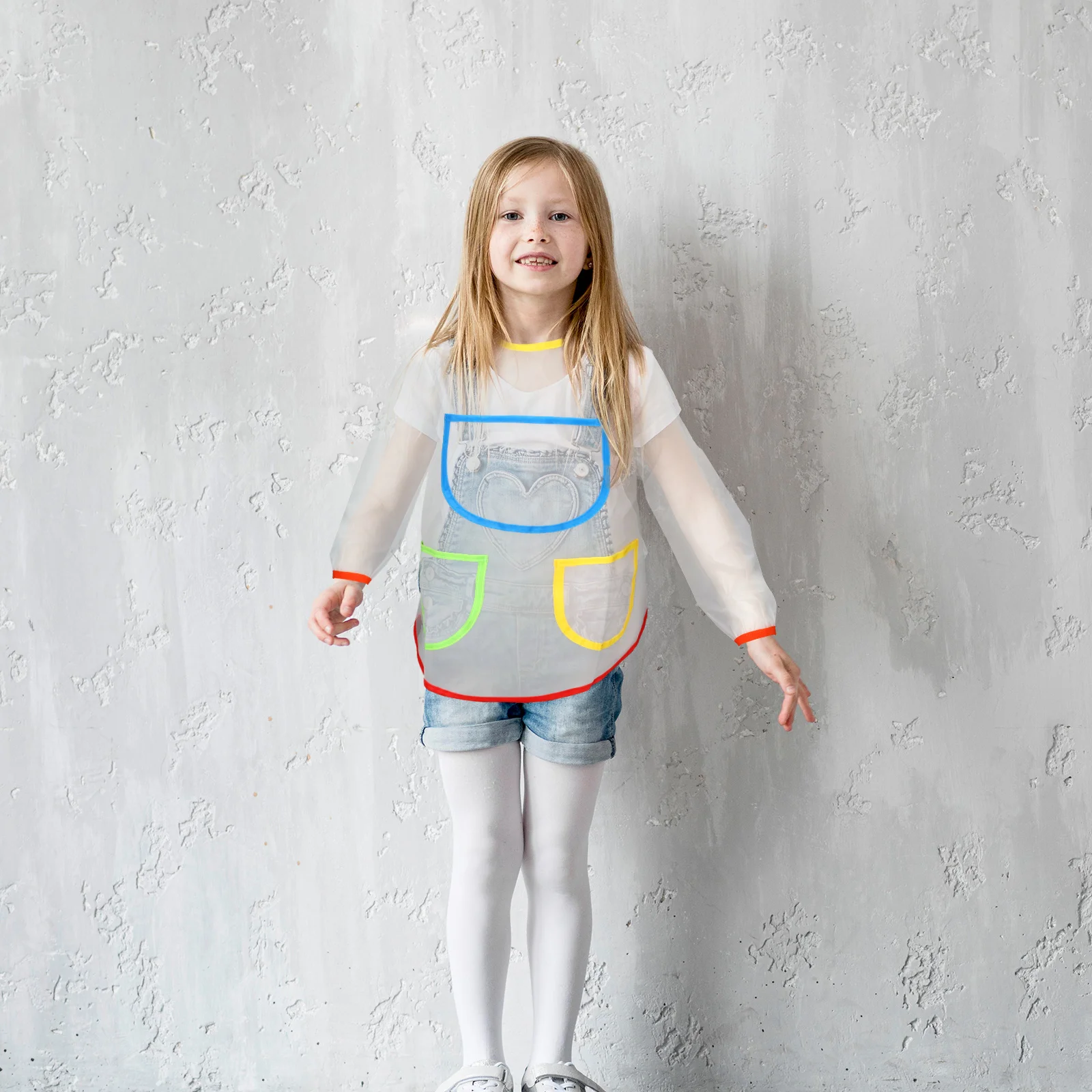 Waterproof Long-Sleeved Painting Apron Smock Large Pockets Protect Clothes Oil Paint Watercolor Easy Wear Hook Loop
Waterproof Long-Sleeved Painting Apron Smock Large Pockets Protect Clothes Oil Paint Watercolor Easy Wear Hook Loop