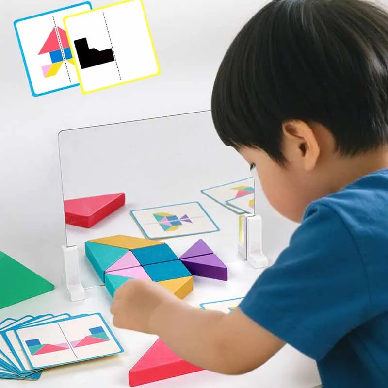 Kid Tangram 3D Зеркальная головоломка Монтессори Космическое геометрическое логическое мышление Трассировка соответствия формы Параш Обучение ресурсов
Kid Tangram 3D Зеркальная головоломка Монтессори Космическое геометрическое логическое мышление Трассировка соответствия формы Параш Обучение ресурсов
